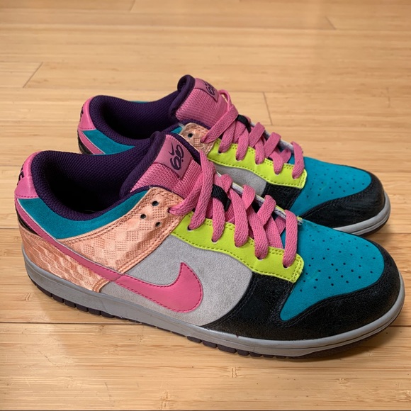 nike dunk low multicolor